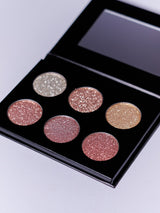 Paleta de 6 pigmentos Prensados Metalizados - colorbeats